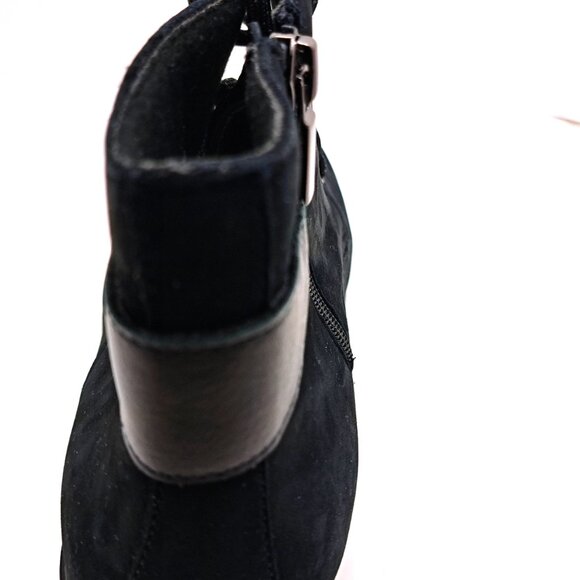 MUNRO Buckley Nubuck Leather Ankle Boot Black - Size 9.5 - Picture 16 of 16